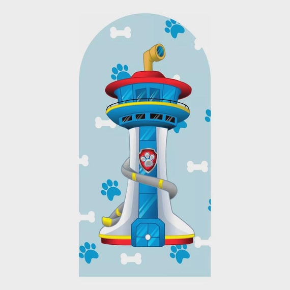 Rescue Dogs Inspiration Arch Backdrop for Birthday Party| Arch Backdrop|Photo Backdrop