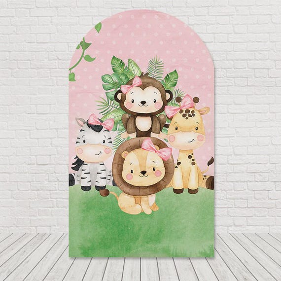 safari Arch Backdrop for Baby shower| Arch Backdrop|Photo Backdrop