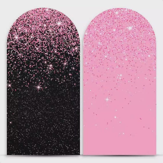 Glitter Arch Backdrop cover Set of 2 | Roman Panel | PhotoBackdrop