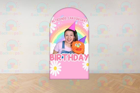 Rachel Arch Backdrop for Birthday Party