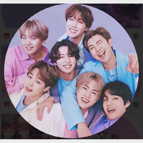 Kpop Boy Band Inspired Cartoon Demon Hunter Kpop Round Backdrop | Round Backdrop Cover | Photo Photography Background