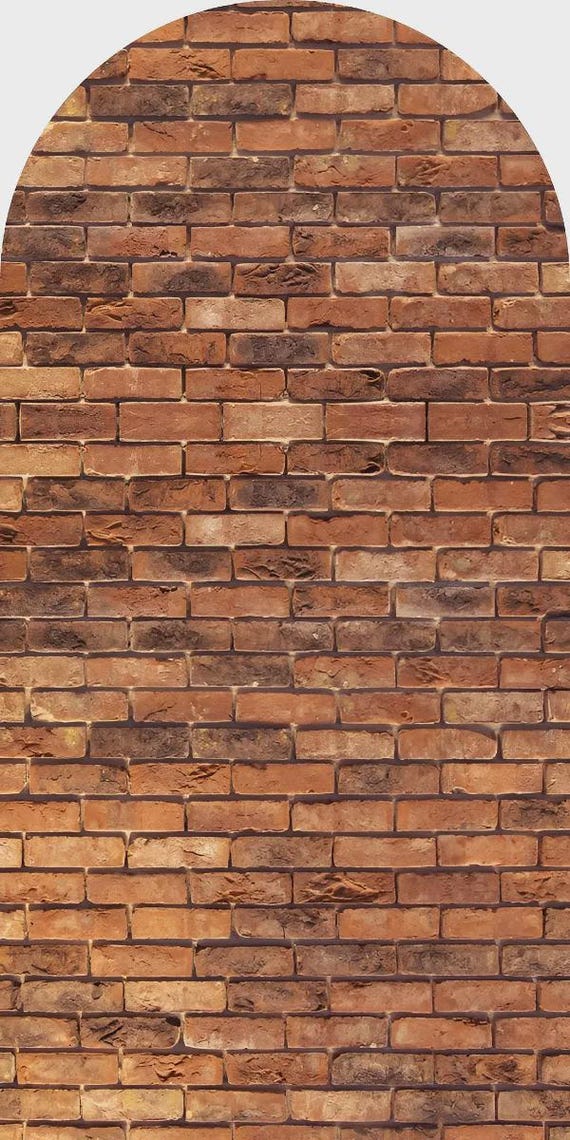 Brown Brick Arch Backdrop for Birthday Party| Arch Backdrop|Photo Backdrop