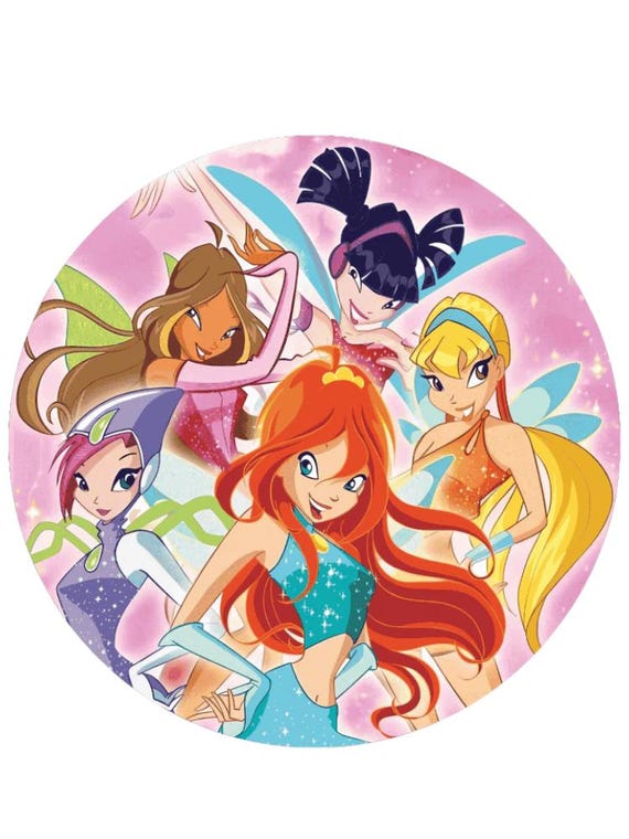 Fairy Club Round Backdrop | Round Backdrop Cover | Photo Photography Background