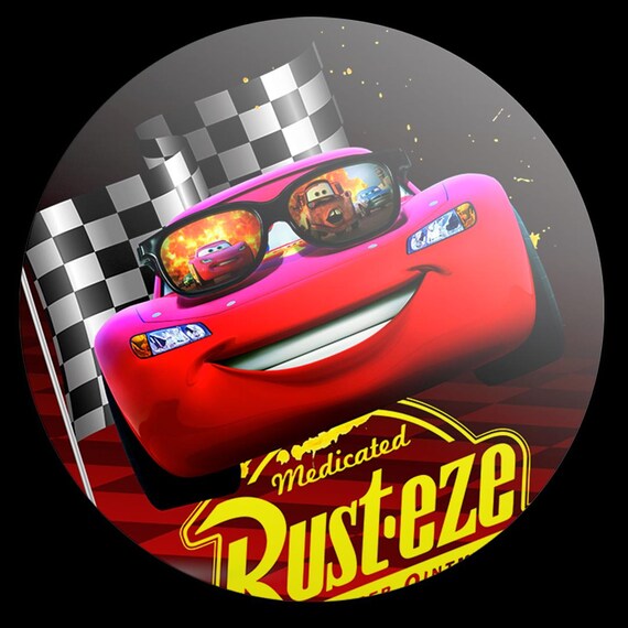 Cartoon racing cars Inspired Round Backdrop | Round Backdrop Cover | Photo Photography Background