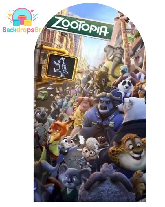 Zoo Inspiration Arch Backdrop for Birthday Party| Arch Backdrop|Photo Backdrop