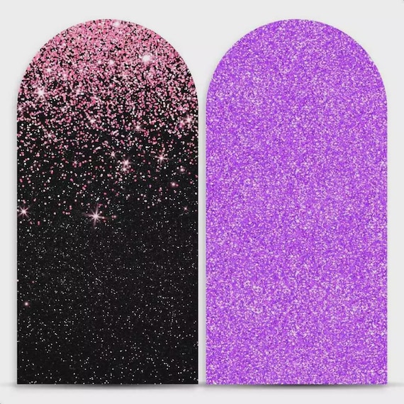 Glitter Arch Backdrop cover Set of 2 | Roman Panel | PhotoBackdrop