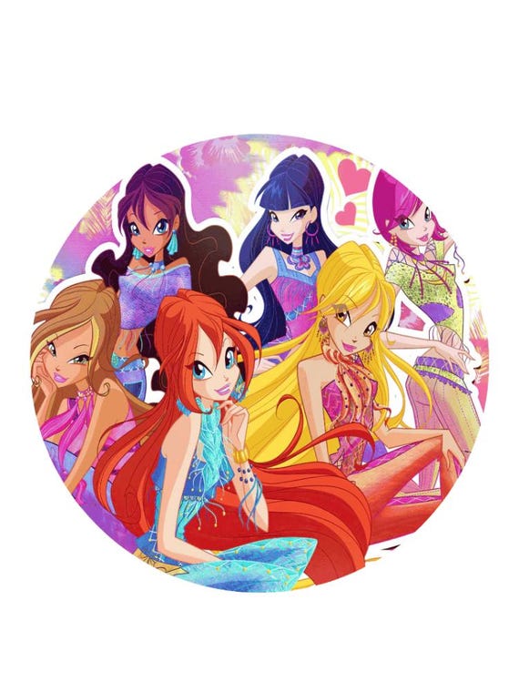 Fairy Club Round Backdrop | Round Backdrop Cover | Photo Photography Background
