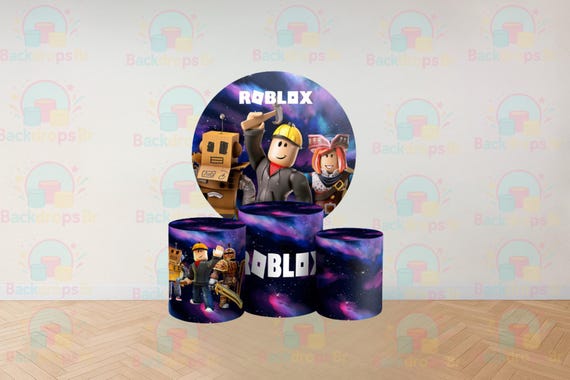 Games Cartoon Inspired Round Backdrop Cylinders Cover Round Backdrop Cover Photo Photography Background