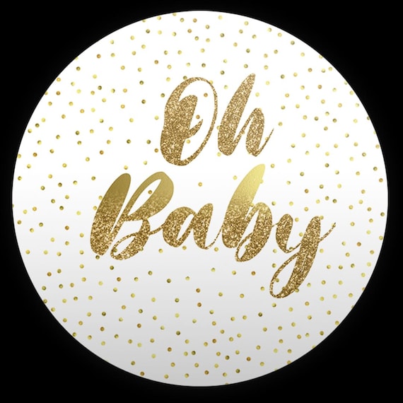 Cartoon oh baby Inspired Round Backdrop | Round Backdrop Cover | Photo Photography Background
