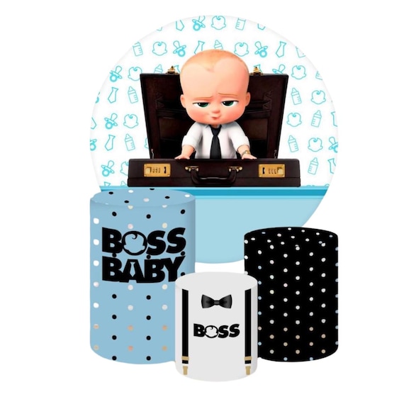 Cartoon Baby Inspired Round Backdrop Cylinders Cover Round Backdrop Cover Photo Photography Background