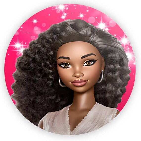 Cartoon dolls Inspired Round Backdrop | Round Backdrop Cover | Photo Photography Background