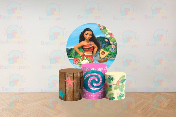 Cartoon Inspired Round Backdrop Cylinders Cover Round Backdrop Cover Photo Photography Background