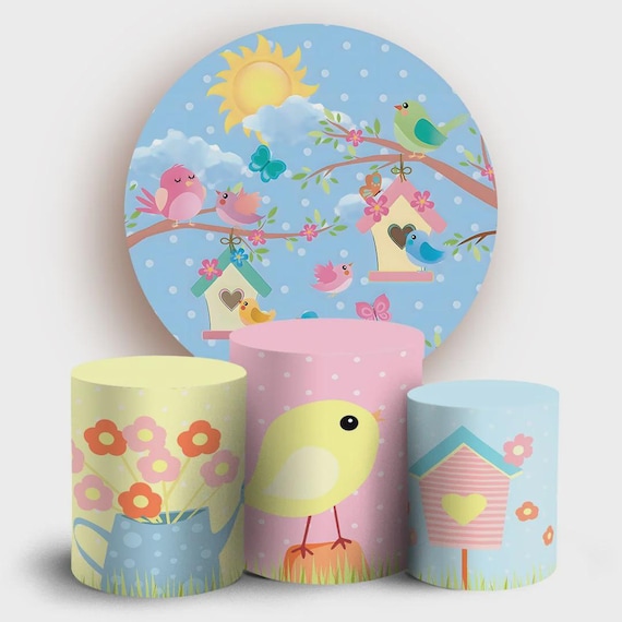 Enchanted Garden Round Backdrop Cylinders Cover Round Backdrop Cover Photo Photography Background