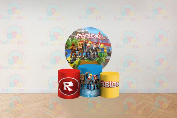 Games Cartoon Inspired Round Backdrop Cylinders Cover Round Backdrop Cover Photo Photography Background