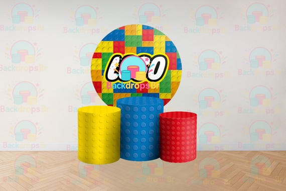 Games Cartoon Inspired Round Backdrop Cylinders Cover Round Backdrop Cover Photo Photography Background