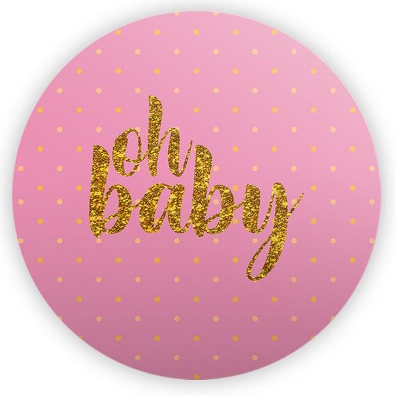 oh baby Inspired Round Backdrop | Round Backdrop Cover | Photo Photography Background
