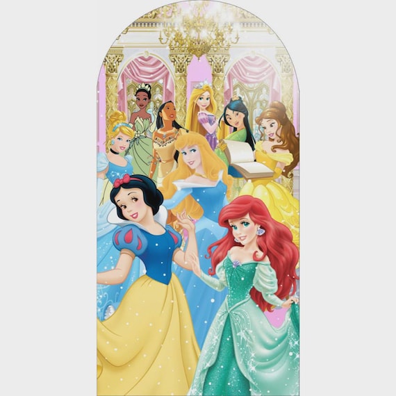 Princess Inspiration Arch Backdrop for Birthday Party| Arch Backdrop|Photo Backdrop