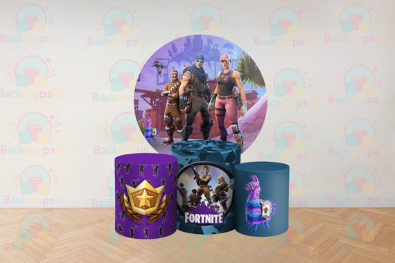 Games Cartoon Inspired Round Backdrop Cylinders Cover Round Backdrop Cover Photo Photography Background