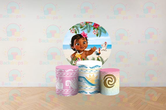 Cartoon Inspired Round Backdrop Cylinders Cover Round Backdrop Cover Photo Photography Background