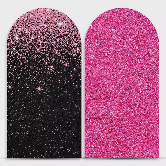 Glitter Arch Backdrop cover Set of 2 | Roman Panel | PhotoBackdrop