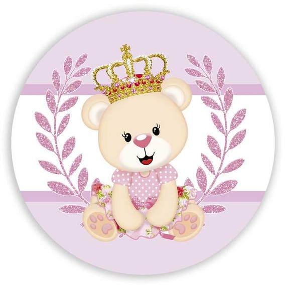 Royal Bear Inspired Round Backdrop | Round Backdrop Cover | Photo Photography Background