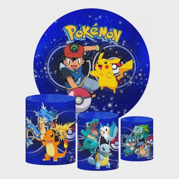 Cartoon Game Inspired Round Backdrop Cylinders Cover Round Backdrop Cover Photo Photography Background