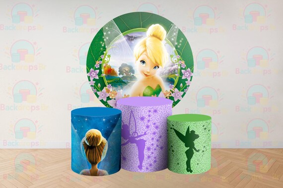 Fairy Cartoon Inspired Round Backdrop Cylinders Cover Round Backdrop Cover Photo Photography Background