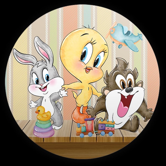 Cartoon games Inspired Round Backdrop | Round Backdrop Cover | Photo Photography Background