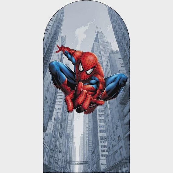 Inspired Super Hero Arch Backdrop for Birthday Party| Arch Backdrop|Photo Backdrop