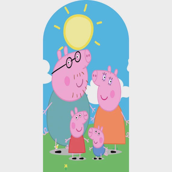 Piggy Arch Backdrop for Birthday Party| Arch Backdrop|Photo Backdrop