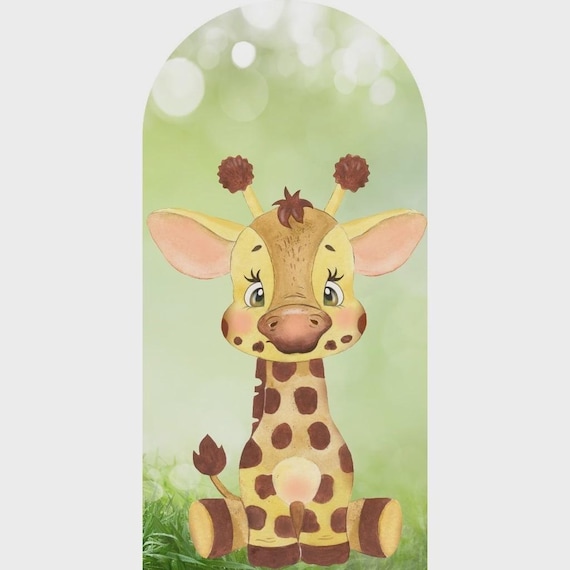 safari giraffe Arch Backdrop for Baby shower Party| Arch Backdrop|Photo Backdrop