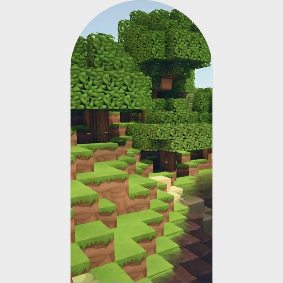 Games Cartoon Inspiration Arch Backdrop for Birthday Party| Arch Backdrop|Photo Backdrop