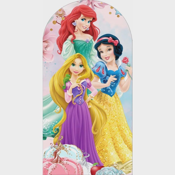 Princess Inspiration Arch Backdrop for Birthday Party| Arch Backdrop|Photo Backdrop