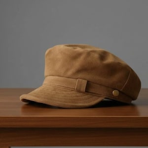 Vintage Suede Beret - Etsy display picture 2