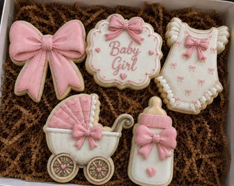 Baby Girl Bow Cookie Cutters | Coquette Shower Set