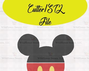Boy Mouse Cookie Cutter STL file | 3D Print | Instant Download