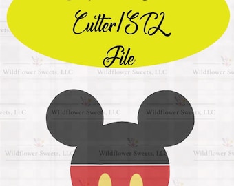 Boy Mouse 3D Printed Cookie Cutter