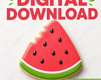 Watermelon Slice Bite STL Bundle, 3D Printable Baking Tool, Three Sizes, Instant Download