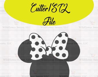 Girl Mouse Cookie Cutter | Character-Inspired Baking Tool | 3D Printed Cookie Decor