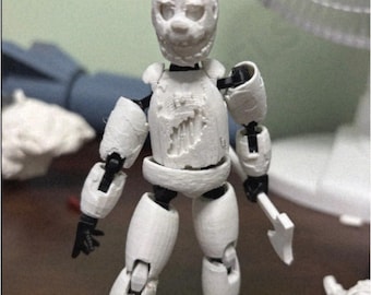 Springtrap 13 Articulated Figure, FNAF Inspired Model - 3D Printing - Blender Modeling - BambuLab - Limited Edition, Only a Few Left