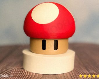 Mushroom Stash Container 3D Printing - Blender Modeling - BambuLab - Limited Edition, Only Few Left, Hidden Box, Fantasy Storage