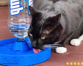 Bebedero para gatos, fuente autorrellenable - Impresión 3D - Modelado con Blender - BambuLab - Edición limitada, solo quedan algunas unidades