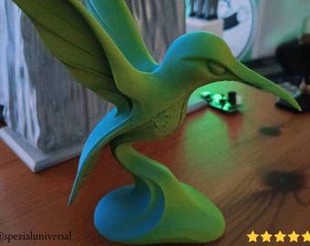 Hummingbird Sculpture 3D Printing - Blender Modeling - BambuLab - Limited Edition, Only Few Left, Bird Statue, Nature Decoration