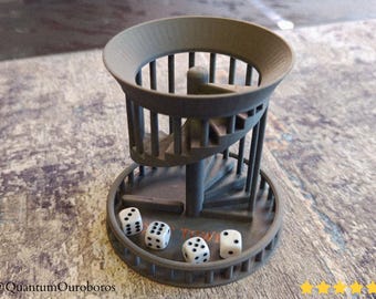 Open Dice Tower 3D Printing - Blender Modeling - BambuLab - Limited Edition, Only Few Left, Tabletop RPG, Board Game Accessory