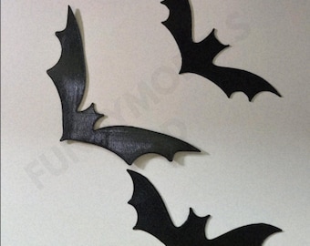 Vintage Halloween Bat Wall Decor, Spooky Halloween Decoration - 3D Printing - Blender Modeling - BambuLab - Limited Edition, Only a Few Left