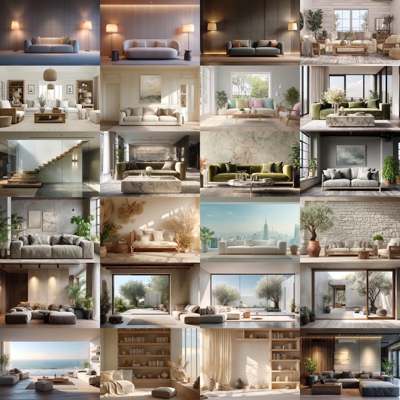 Mega Bundle Zoom Backgrounds: 850+ Modern, Library, Scenic Views (Digital Download) image 6