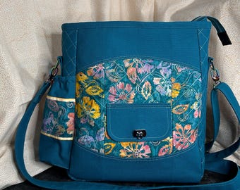 Tropical bag/knitting project bag