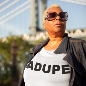 ADUPE - White T-Shirt - Unisex - Yoruba, Santeria, Orisha Clothing, Lukumi, Lucumi, Isese