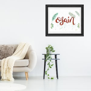 Osain - Original Art PRINT - Orisha - Yoruba - Isese - Ifa -Orisa ART