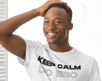 Keep Calm  Do Ebo  - White T-Shirt - Unisex - Yoruba, Santeria, Orisha Clothing, Lukumi, Lucumi, Isese